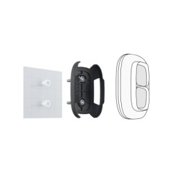 Аксесуар для охоронних систем Ajax DoubleButton Holder чорна