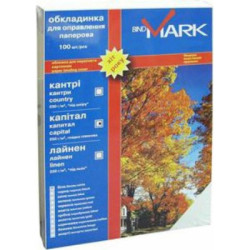 Обкладинка для палітурки bindMARK карт. Кантри А4 230 г/м2 (100 шт.) ассорти (41729)