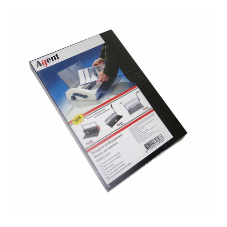 Обкладинка для палітурки Agent пласт. А4 180мк коричнева, уп/100 (1510489)