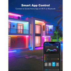 Світлодіодна стрічка Govee Phantasy Outdoor LED RGBIC Strip Lights 10м Білий (H61723D1)