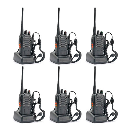 Портативна рація Baofeng BF-888S Six Pack комплект 6 шт (2200000758996)