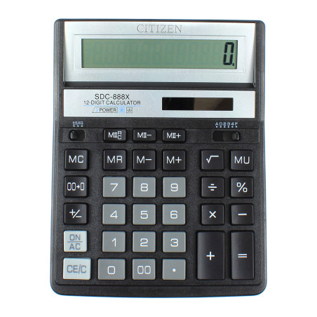 Калькулятор Citizen SDC-888XBK