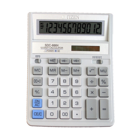 Калькулятор Citizen SDC-888XWH