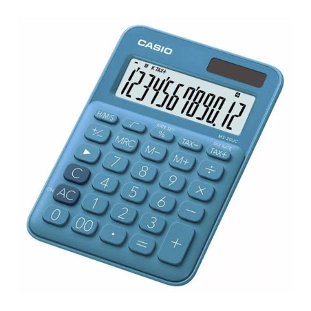 Калькулятор Casio MS-20UC-BU-W-EC, синій (CALC-CAS-MS-20UC-BU)