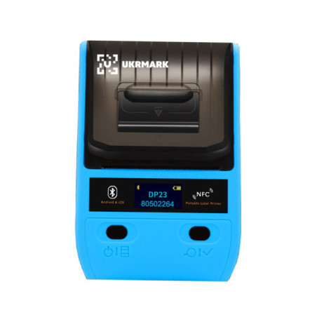 Принтер етикеток UKRMARK AT 10EW USB, Bluetooth, NFC, blue (900319)