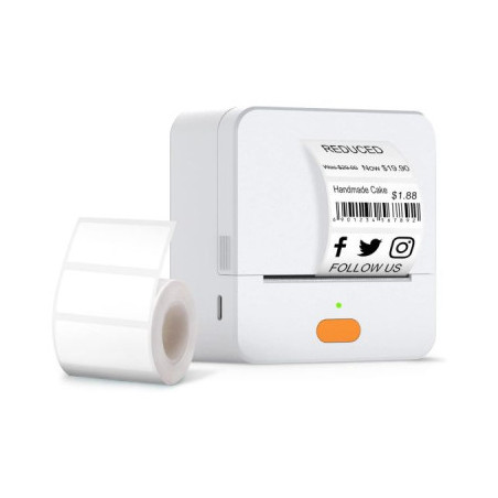 Принтер етикеток UKRMARK UP1WT bluetooth, USB, білий (900772)