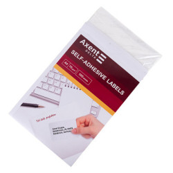 Етикетка самоклеюча Axent 105x37 (16 на листі) с/кл (100 листів) (D4463-A)