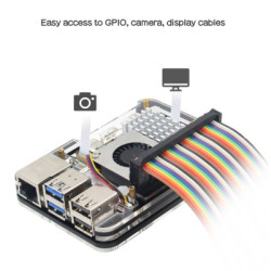 Корпус для Мікро ПК KUONGSHUN for Raspberry Pi 5 (RA797)
