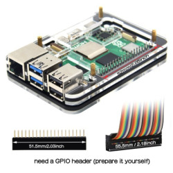 Корпус для Мікро ПК KUONGSHUN for Raspberry Pi 5 (RA797)