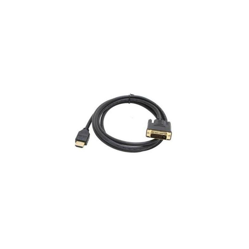 Кабель мультимедійний HDMI M to DVI M 1.8m 24+1pin Patron (CAB-PN-DVI-HDMI-18)