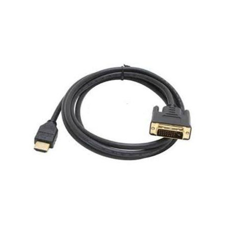 Кабель мультимедійний HDMI M to DVI M 1.8m 24+1pin Patron (CAB-PN-DVI-HDMI-18)