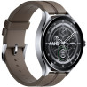 Смарт-годинник Xiaomi Watch 2 Pro Bluetooth Silver Case with Brown Leather Strap (1006733)
