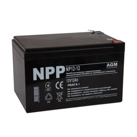 Батарея до ДБЖ NPP 12В 12 Ач (NP12-12)