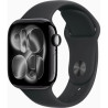 Смарт-годинник Apple Watch Series 11 GPS 42mm Jet Black Aluminium Case with Black Sport Band - S/M (MEQT4RK/A)