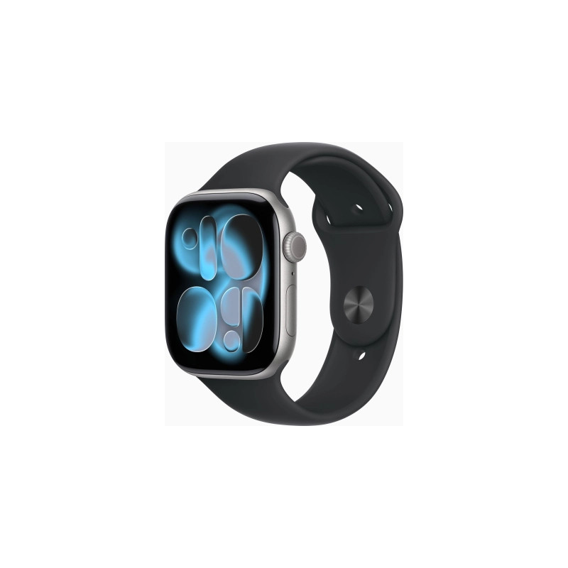 Смарт-годинник Apple Watch Series 11 GPS 46mm Space Grey Aluminium Case with Black Sport Band - M/L (MEV44RK/A)