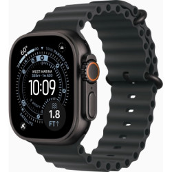 Смарт-годинник Apple Watch Ultra 3 GPS + Cellular 49mm Black Titanium Case with Black Ocean Band (MF0J4QP/A)