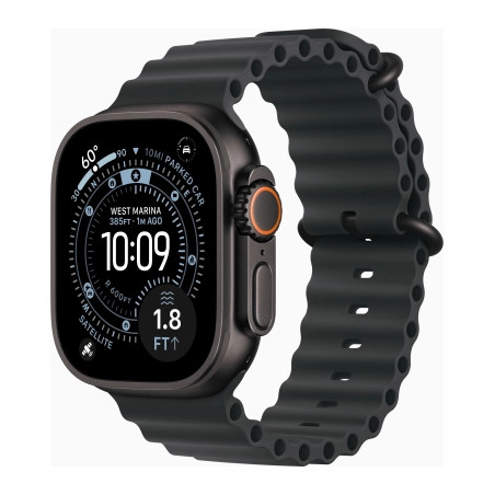 Смарт-годинник Apple Watch Ultra 3 GPS + Cellular 49mm Black Titanium Case with Black Ocean Band (MF0J4QP/A)