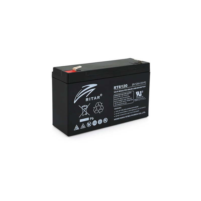 Батарея до ДБЖ Ritar RT6120A, 6V-12Ah (RT6120)