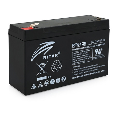 Батарея до ДБЖ Ritar RT6120A, 6V-12Ah (RT6120)
