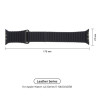 Ремінець до смарт-годинника Armorstandart Leather Loop для Apple Watch 42 (Series 11-10)/41/40/38 Black (ARM48655)
