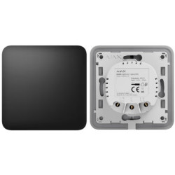 Розумний вимикач Ajax LightSwitch 1-gang чорна