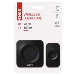 Дверний дзвінок EMOS бездротовий P5728 з кнопкою (P5728)