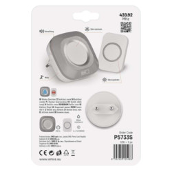 Дверний дзвінок EMOS бездротовий EMOS P5733S (P5733S)