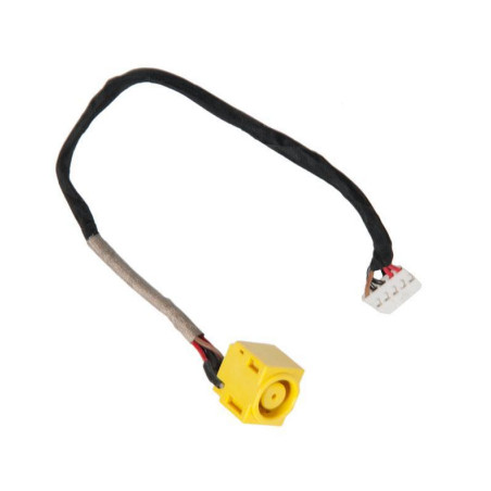 Роз'єм живлення ноутбука з кабелем для Lenovo PJ572 (7.9mm x 5.5mm + center pin), 5-p Универсальный (A49070)