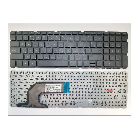 Клавіатура ноутбука HP Pavilion 15-E/Probook 250 G3/255 G2/255 G3 черная без рамки (A43748)