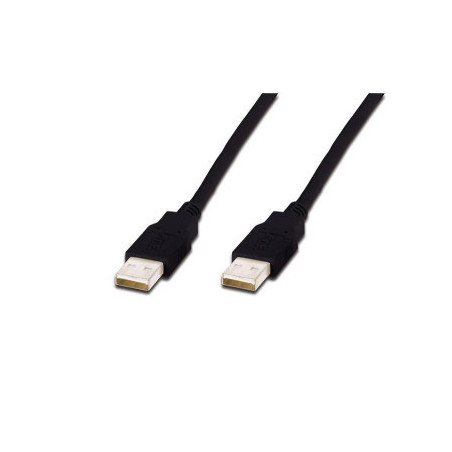 Дата кабель USB 2.0 AM/AM 1.0m Digitus (AK-300100-010-S)