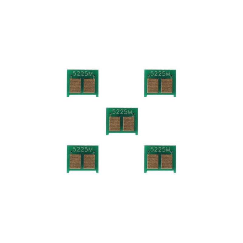 Чип для картриджа HP CLJ CP5220/5225 Yellow BASF (WWMID-71853)