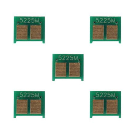 Чип для картриджа HP CLJ CP5220/5225 Yellow BASF (WWMID-71853)