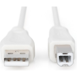 Кабель для принтера USB 2.0 AM/BM 3.0m Digitus (AK-300102-030-E)