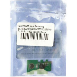 Чип для картриджа Samsung SL-M2020/2020W/2070/2070W/D111S 1.8К Black WWM (JYD-Sam111E)