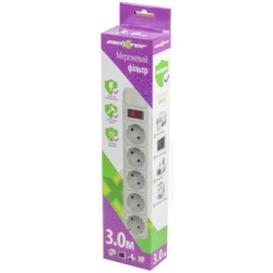 Мережевий фільтр живлення Maxxter SPM5-G-10G