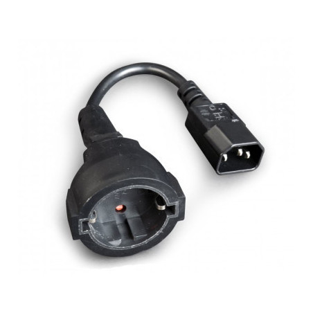 Кабель живлення C14 to Schuko 0.15m Cablexpert (PC-SFC14M-01)