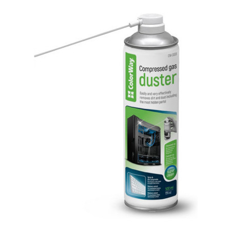 Стиснене повітря для чистки spray duster 500ml ColorWay (CW-3333)