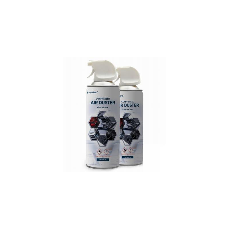 Стиснене повітря для чистки spray duster 400ml Gembird (CK-CAD-FL400-01)