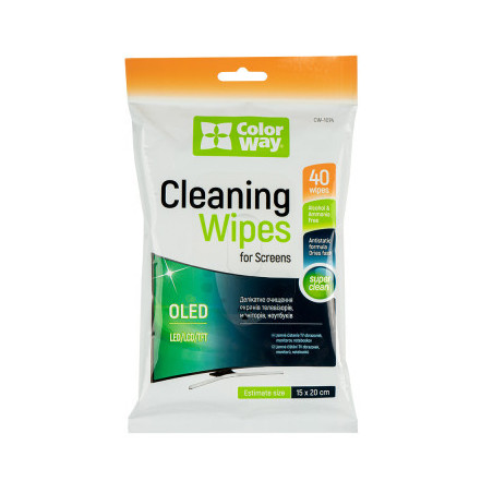 Серветки ColorWay для LCD та TFT 40шт (CW-1074)
