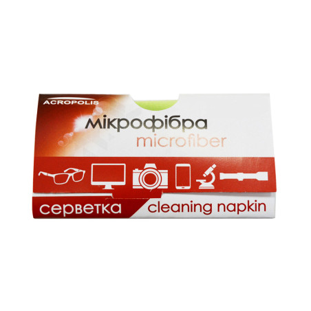Серветки Acropolis A-90/07 microfiber 19*17см random color, поштучно (A90-07)