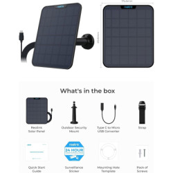 Сонячна панель Reolink Solar Panel 2 Black