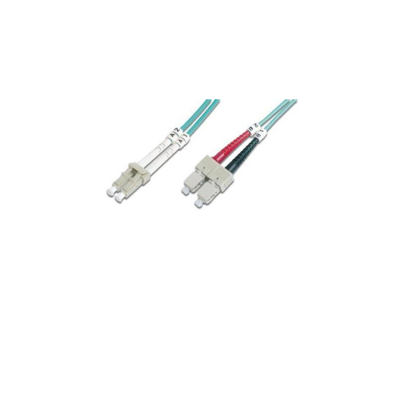 Оптичний патчкорд Digitus LC/UPC-SC/UPC,50/125,OM3,duplex,2m (DK-2532-02/3)