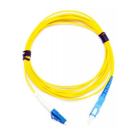 Оптичний патчкорд Eserver SC/UPC-LC/UPC SingleMode, Simplex, 5m (ES-SC-LC/UPC-5-SM-S)