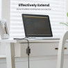 Зрощувач RJ-45 NW114 Ethernet Cable Extender Adapter Black Ugreen (20390)