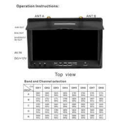 Монітор FPV Bluesky LCD5802D DVR 5.8GHz 40CH (LCD5802)