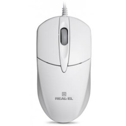 Мишка REAL-EL RM-211 USB White (EL123200014)