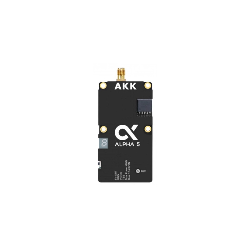 Відеопередавач (VTX) AKK Alpha 5W 5.8GHz 80CH (58G5VTX)