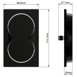 Антена для дрона TrueRC X2-AIR 5.0 MK II SMA RHCP (0608597256260)
