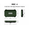 Підсилювач сигналу для дрона Acasom ROC-4 Green 2.4G/5.15/5.8G (10Вт) + кріплення до штативу (ROC-4 Green)
