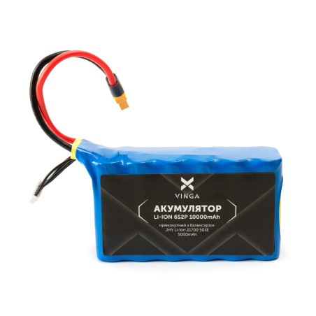Акумуляторний блок Vinga Li-ion 6S2P 10000mAh з балансиром (JHY Li-Ion 21700 5000mAh) (V6S2P-5000)